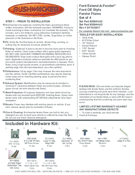 Installation Manual